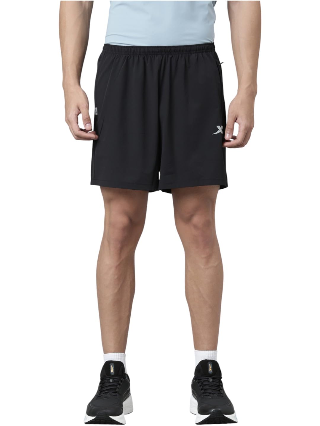 xtep Men Running Woven Shorts I Dry Technology I Breathable Polyester-Elastane Blend I Lightweight Comfort-picture-12