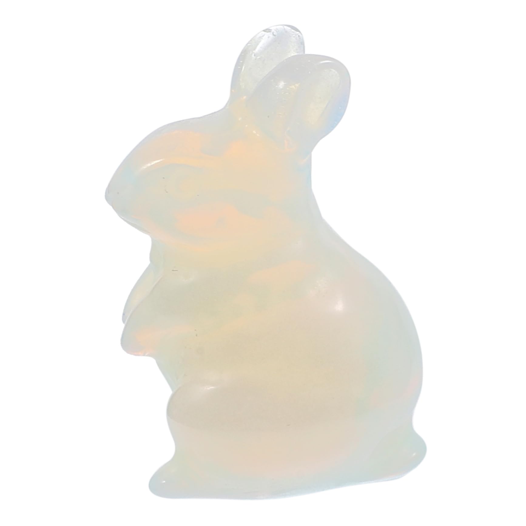 UKCOCO 3 Pièces Figurine Pierre de Lapin Adorable Statue Décorative pour Bureau et Jardin Accessoire de Décoration Élégant et Durable