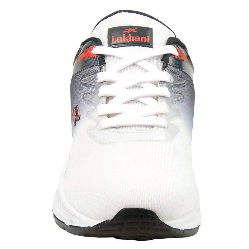 Image of Lakhani Aayushman Men's Sports Shoes with Supreme Comfort Cushioned Insole | Running Walking, Gym Training Jogging Athletics| Comfortable & Stylish| Casual & Lightweight | Lace-Up Shoes Gent's Boy's
