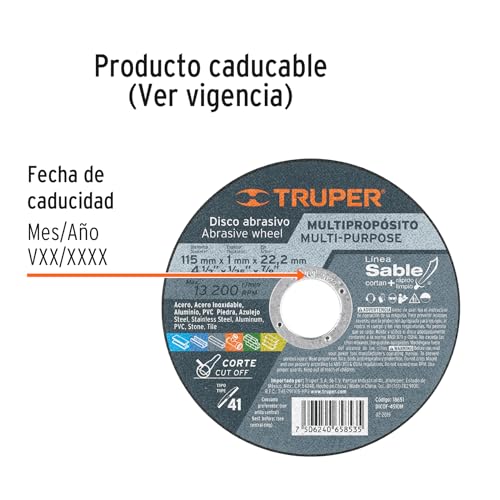Disco de corte Truper 26 Imagen adicional