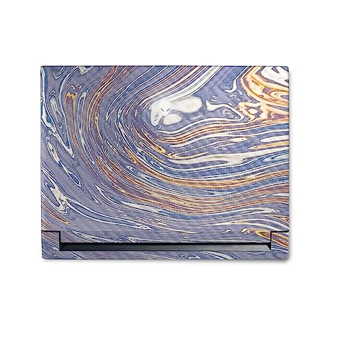 Image of MightySkins Carbon Fiber Skin Compatible With Alienware M18 R1 (2023) Full Wrap Kit - Liquid Silver | Protective, Durable Textured Carbon Fiber Finish | Easy To Apply & Change Styles | Made in the USA