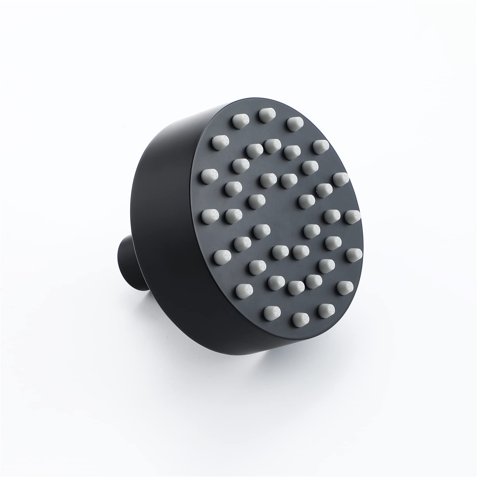 Billg Cabezal de Ducha Lluvia de 10cm, Cabezal de Ducha Circular de Alta Presión de Acero Inoxidable,Rociador con Mezclador de baño y Brazo de Ducha,Apto para baño y Hotel.