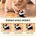 HFLSMHU Automatic Flapping Bird Cat Toy with Chirping Sound, USB Rechargeable Touch Activated Pet Toy(Cuckoo)