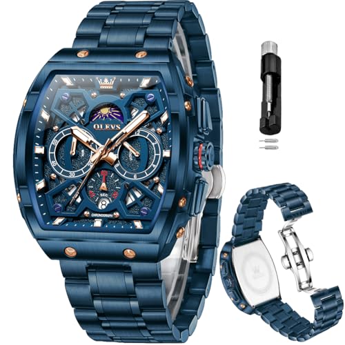 OLEVS Watches for Men Original Branded Multifunction Analog Watch for Man