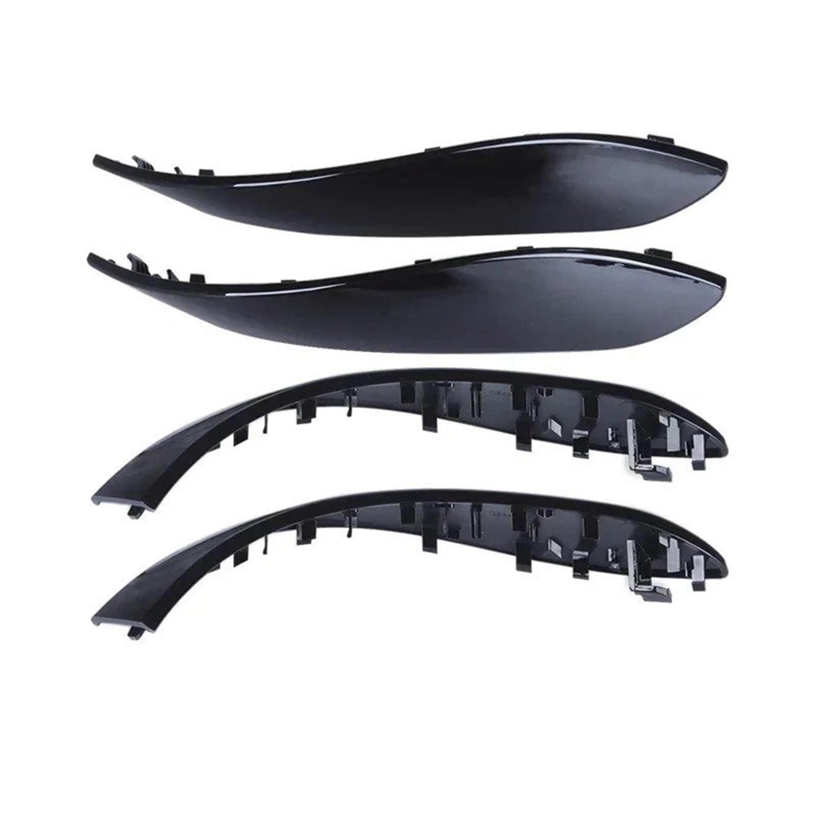 Punxdda 4 Pcs Piano Black Car Inner Handle For Bmw F30 F80 F31 F32 F33 F34 F35 F36 3 4 3Gt Series 2012-2018 Car Interior Door Handle Cover Decoration(4 Pcs Piano Black)