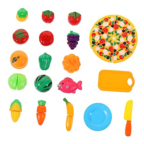 1 Juego Juguetes Chichele Jugando a La Casa De Utilería Juguetes Educativos Juguete para Juguete De Corte para Juguete De Simulación De Frutas El Plastico JOINPAYA