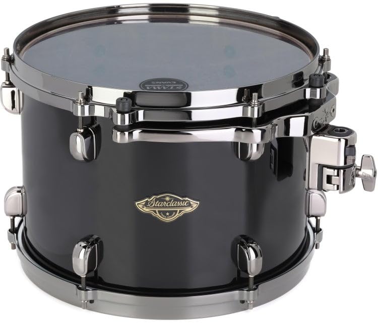 Tama Starclassic Walnut/Birch Tom - 9 inches x 13 inches, Piano Black, Sweetwater Exclusive