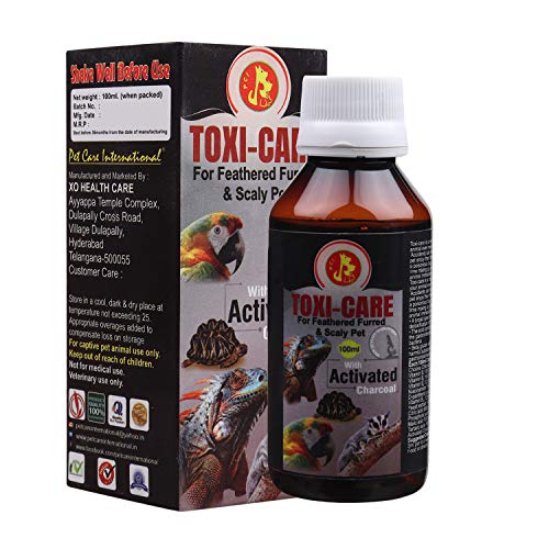 Image of Pet Care International (PCI) Toxi Care || Provide Essential Detoxification || for Healthy Iguana, Gecko and Other Scaly Pets Healthcare (100ml)