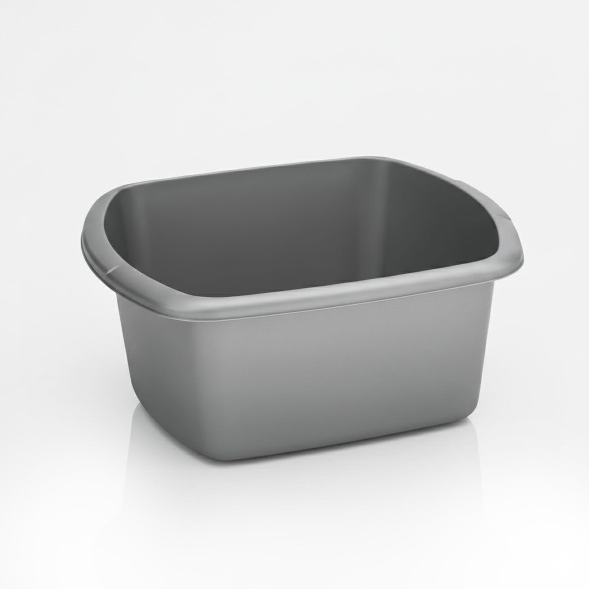 Besto Grey Washing Up Bowl For Sink | 7 Liter Small Rectangle Kitchen Sink Bowls | Wash Up Basin Bowl For Kitchen Sinks