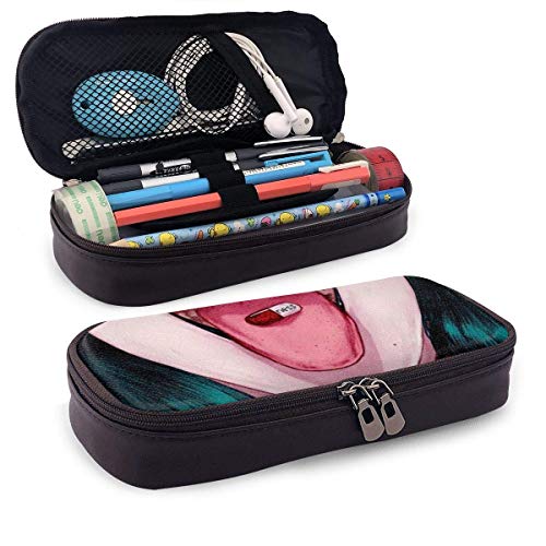 Preisvergleich Produktbild Federmäppchen Federmäppchen, großvolumige Studententasche Bleistifthalter Schreibtisch, tragbare Bleistifttasche, Pille Gothic Women Girl Art. No.
