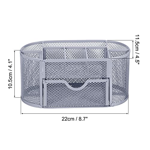 PATIKIL Portapenne Portapenne, Metallo Ovale