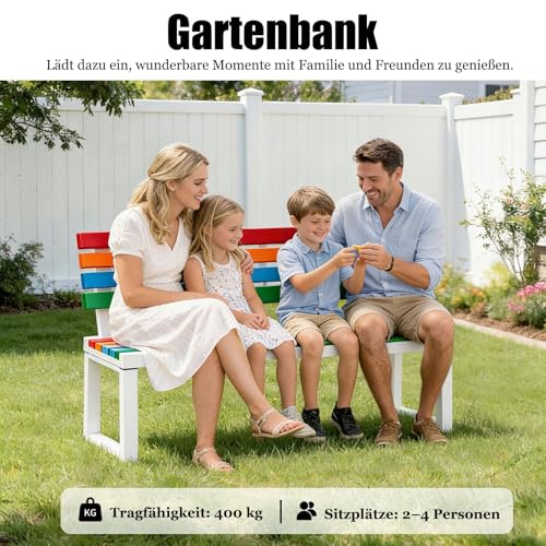 Banco de jardín impermeable que no se deforma con respaldo de madera para terraza 4