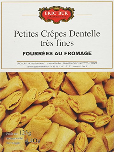  ERIC BUR Crêpes Dentelles Fourrées Fromage 125...