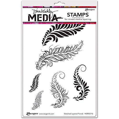 Ranger Dina Wakley Media Sketched stratificata