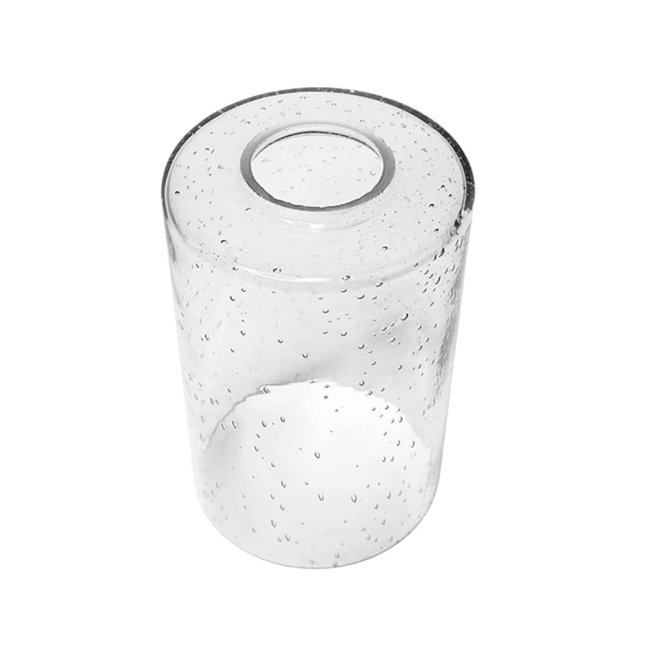HKVTVCYPYA Ring Socket 42mm Opening Clear Bubble Seeded Glass Shade Cylinder Glass E26 E27 Lamp Shade Light Fixture