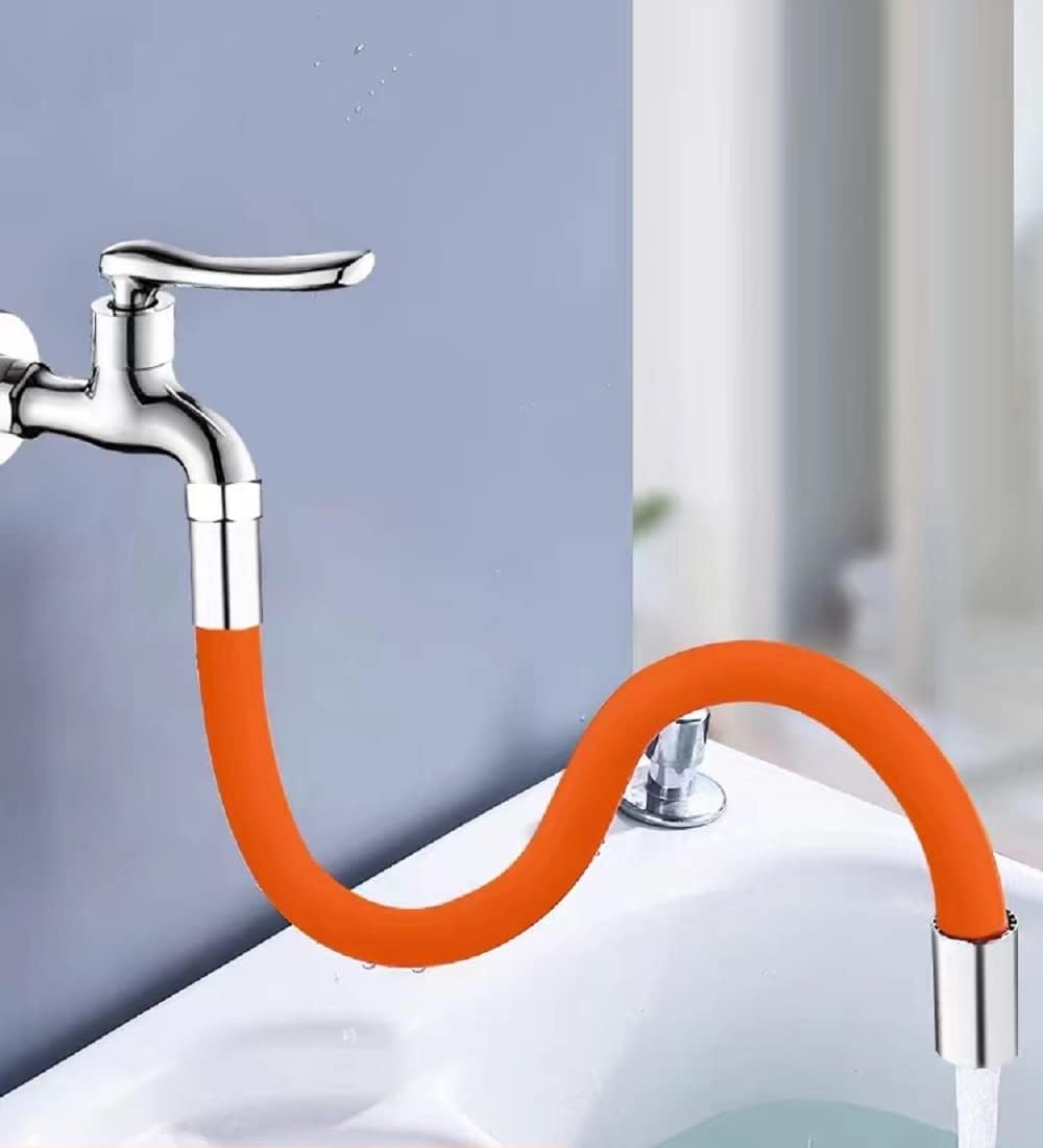Universal Foaming Extension Tube 360° Free Bending Faucet Lengthening