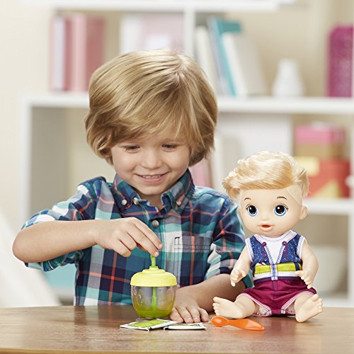 Baby Alive Sweet Spoonfuls Blonde Baby Doll Boy