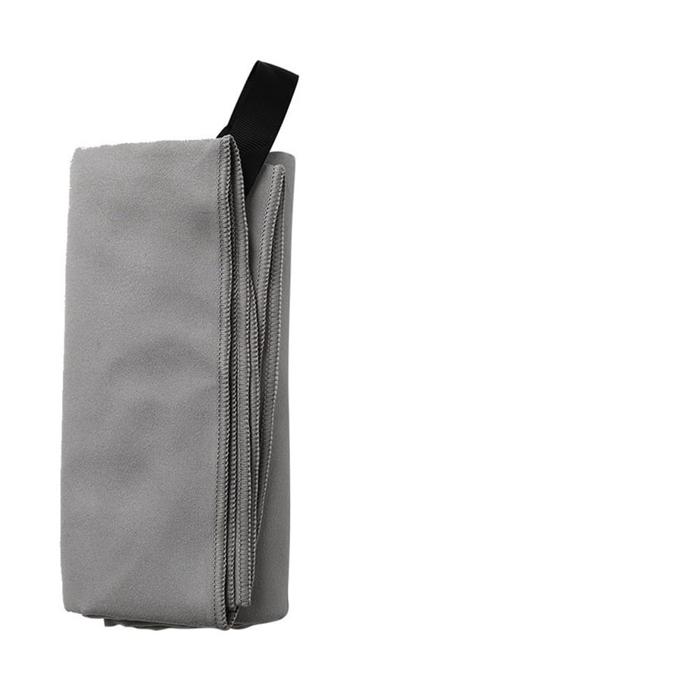 BAOHUIMS Microfiber Towel for Body Fitness Towel Swimming Serviette(Grey)