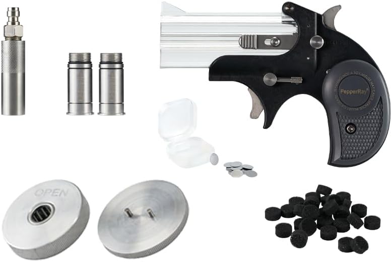 Miniatura 2 de Mercury Rise PepperRay Derringer Pistola de paintball de aire PCP calibre .50