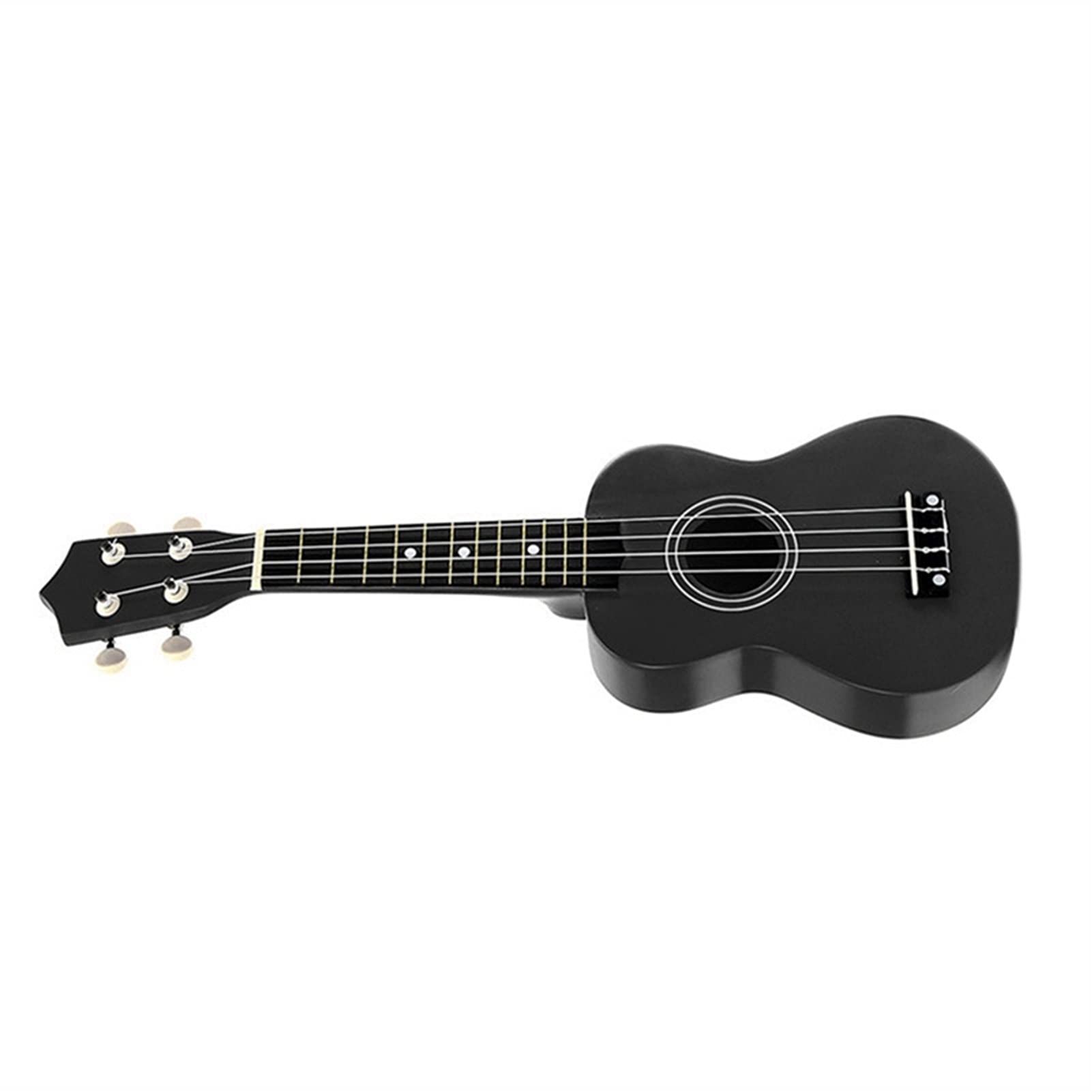 Ukulele koncertowe Początkujący Ukulele Pakiet 2 21- calowy Sopran Ukulele 4 String Hawaiian Guitar Ukulele +String+Beginner' s Choice Gift- Black And Light Blue