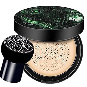 Glowhouse 3 In 1 Cc And Bb Foundation Full Coverage For Normal Skin Type Cream Water Proof Concealer Foundation For Skin Type Cream With Mushroom Head 3 In 1(Natural, 20G)