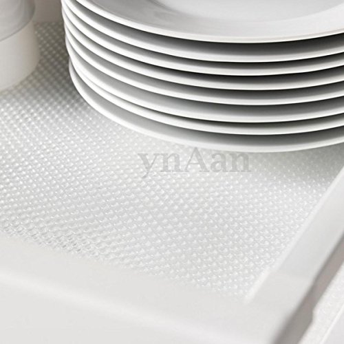 Image of HOMIES Pvc Beautiful, Useful And Multipurpose Full Length 5 Meter Anti Slip Grip Mat,White(Polyvinyl Chloride)