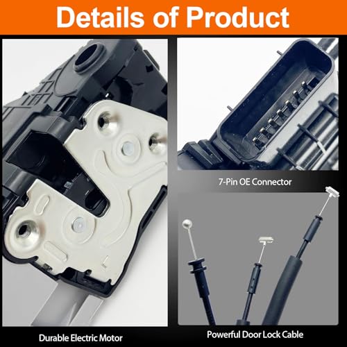 Image of Door Lock Actuator Front Driver Left Side Compatible with 2016-2021 Tucson
