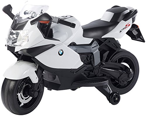 Playtastic Elektromotorrad  Original BMW-Lizenziertes elektrisches Kindermotorrad BMW K1300 S  Kindermotorrad Elektro Kinderspielzeug Motorrad Spielsachen
