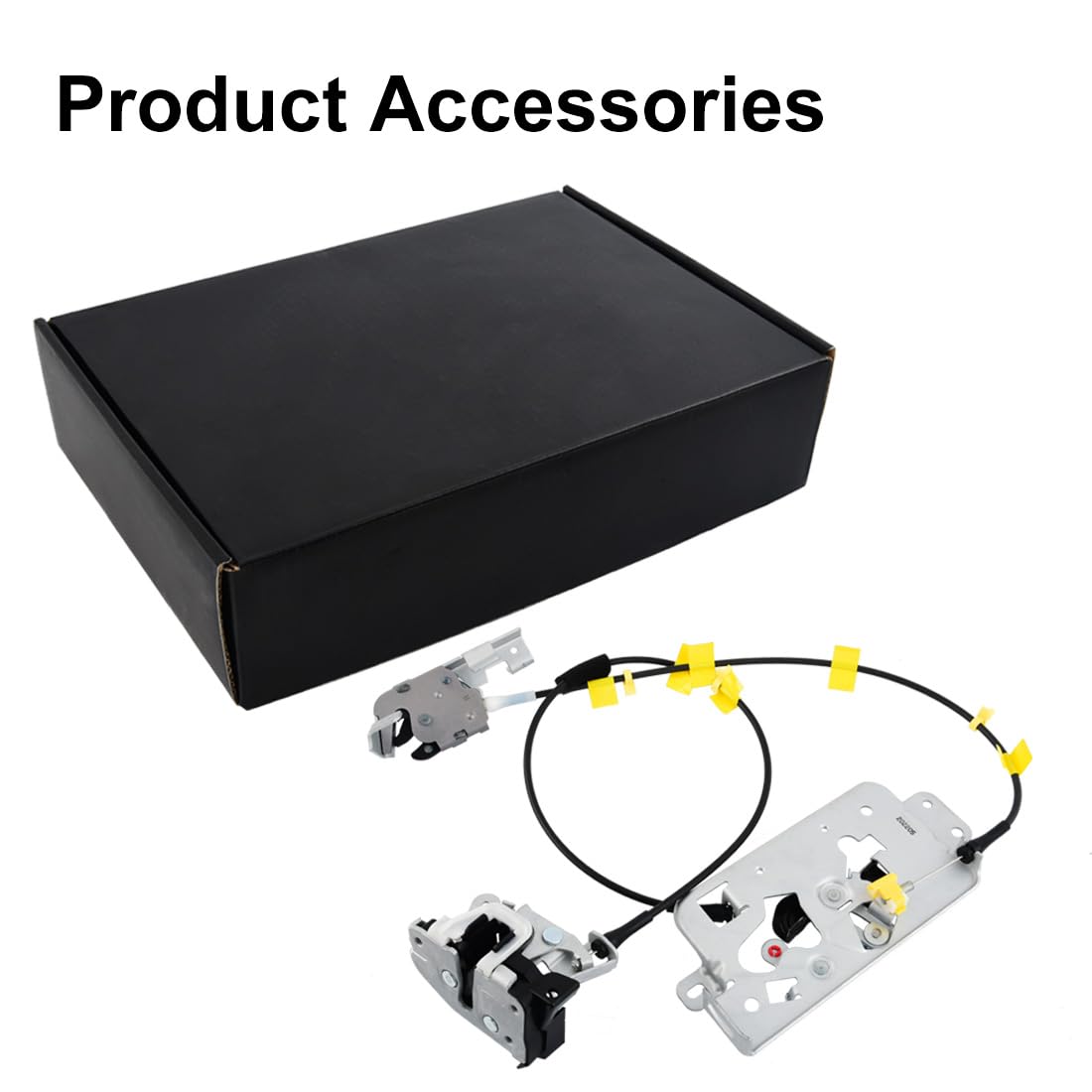 Driver Left Side Upper and Lower Door Rear Lock Latch Actuator Cable Assembly Set for 2004-2008 Ford F150 Extended Cab Pickup Replaces# 8L3Z-18264A01-B, 6l3Z-18264A01-B