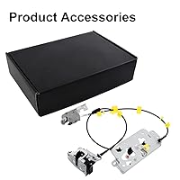 Vista 7 de Conjunto de cable actuador de pestillo de cierre de puerta trasera superior e inferior del lado del conductor para Ford F150 2004-2008, cabina