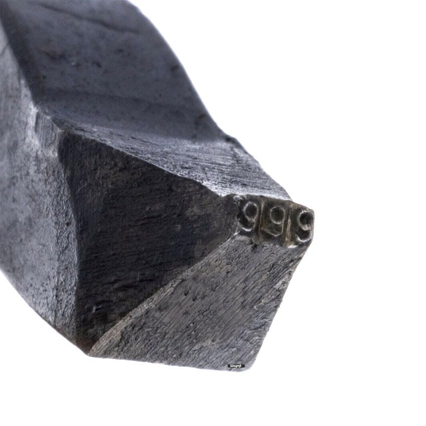 Steel Stamp 999 Silver Bent Curved 999 Ring Inside Jewelry Marking Metal Stamps - Image 4