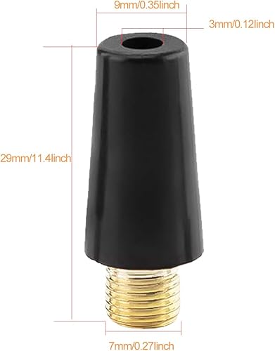 Miniatura 3 de Kit de aguja de bomba de bola de repuesto para inflador de neumáticos portátil, adaptador de inflado de aire de compresor, kit adaptador de boquilla