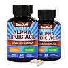2 Pack Alpha Lipoic Acid Supplement, Alpha Lipoic Acid 600mg Per Serving, Vegan, Gluten Free, Non-GMO ALA Supplement, 120 Vegetable Capsules