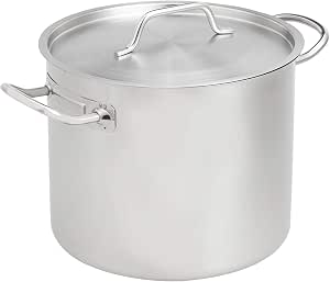 Amazon Basics 12-Quart Stainless Steel Stock Pot with Lid