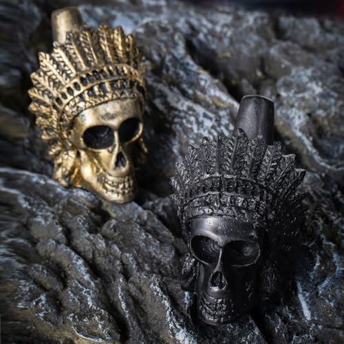 Aztec Death Whistle, Loudest Human Sounding Screams 125+ Decibels, Real Screaming Demon Knight Aztec War Whistle Authentic Human Sounding Screams (Golden)