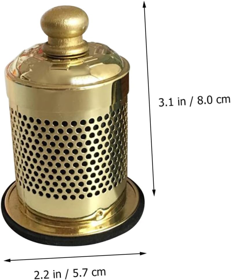 EXCEART 1pc Copper Burner Holder Box Moxa Box for Acupoints Therapy, Neck Shoulder Waist Legs Arms Foot Joint