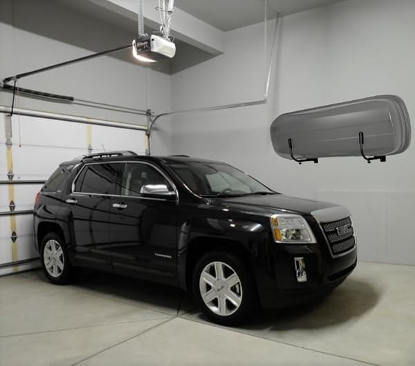Roof Box Wall Mount [Up to 52 cm Height, 40 kg Load Capacity, Continuous Adjustable Distance, Including Wall Plugs/Screws for Mounting] - 5