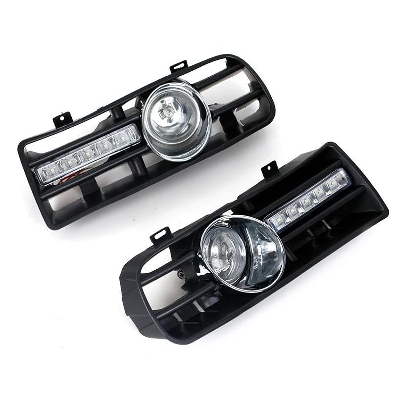 Calandre Avant VW Golf 4 avec feux de jour DRL LED intégrés et phares antibrouillard