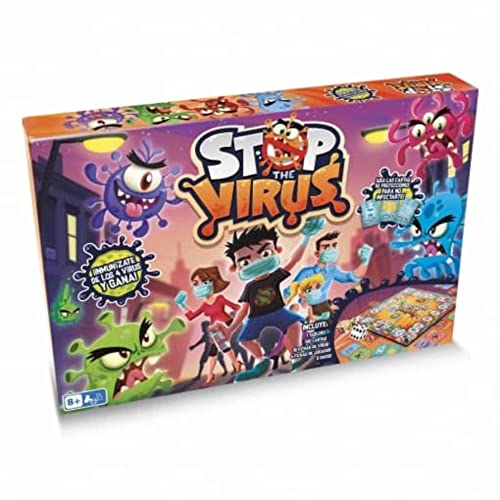 PLAY FUN BY IMC TOYS Stop The Virus | Gioco da Tavolo Famiglia Divertente per ragazzi e ragazze +8 Anni