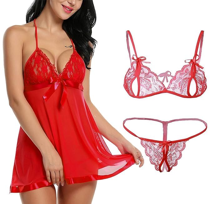 Louryn Koullyn Babydoll Nightwear Lingerie