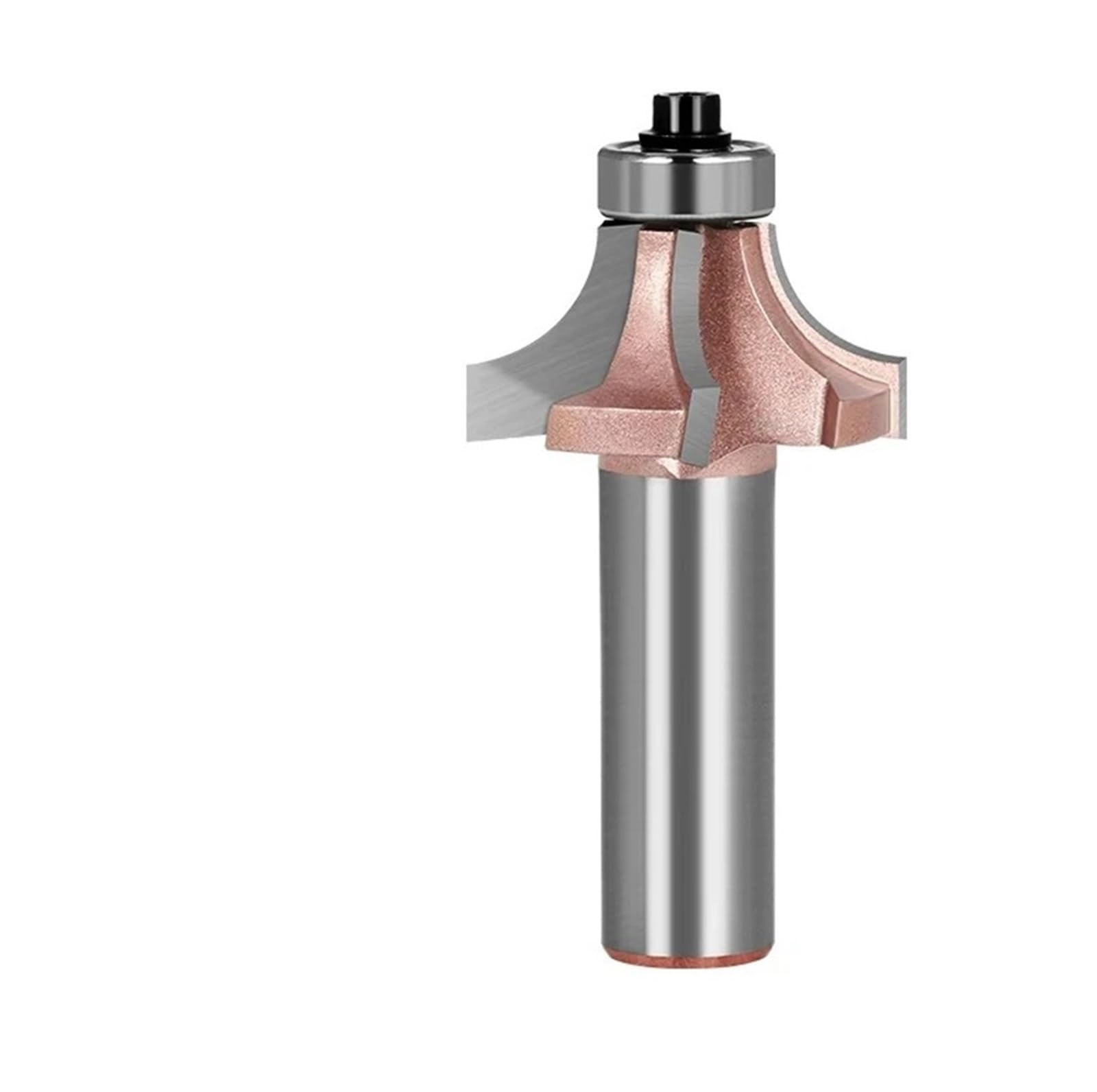 1pc 1/2 "12MM Shank Przemysłowy Narożnik Okrągły Frez Do Obróbki Drewna Nóż Przycinanie Trymer Krawędzi 4 Zęby(4RYJD12X1I4)