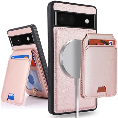 Aazon.co: XcaseBar For Google Pixel 6A Wallet Case With Zipper Credit Card Holder[RFID