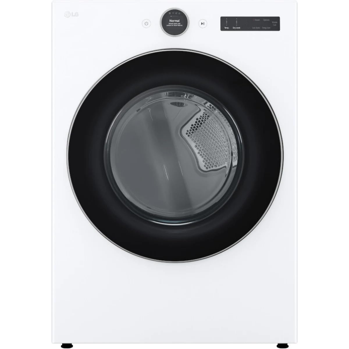 LG 7.4 Cu. Ft. Smart Electric Dryer, Vented, Stackable, White – Large Capacity, Energy Efficient, Wi‑Fi Enabled