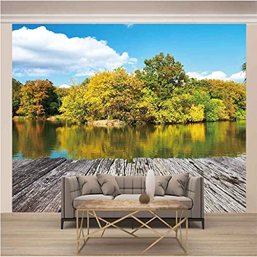 Papier Peint Impression d'Art Moderne 3D avec Texture Canevas Premium - 3