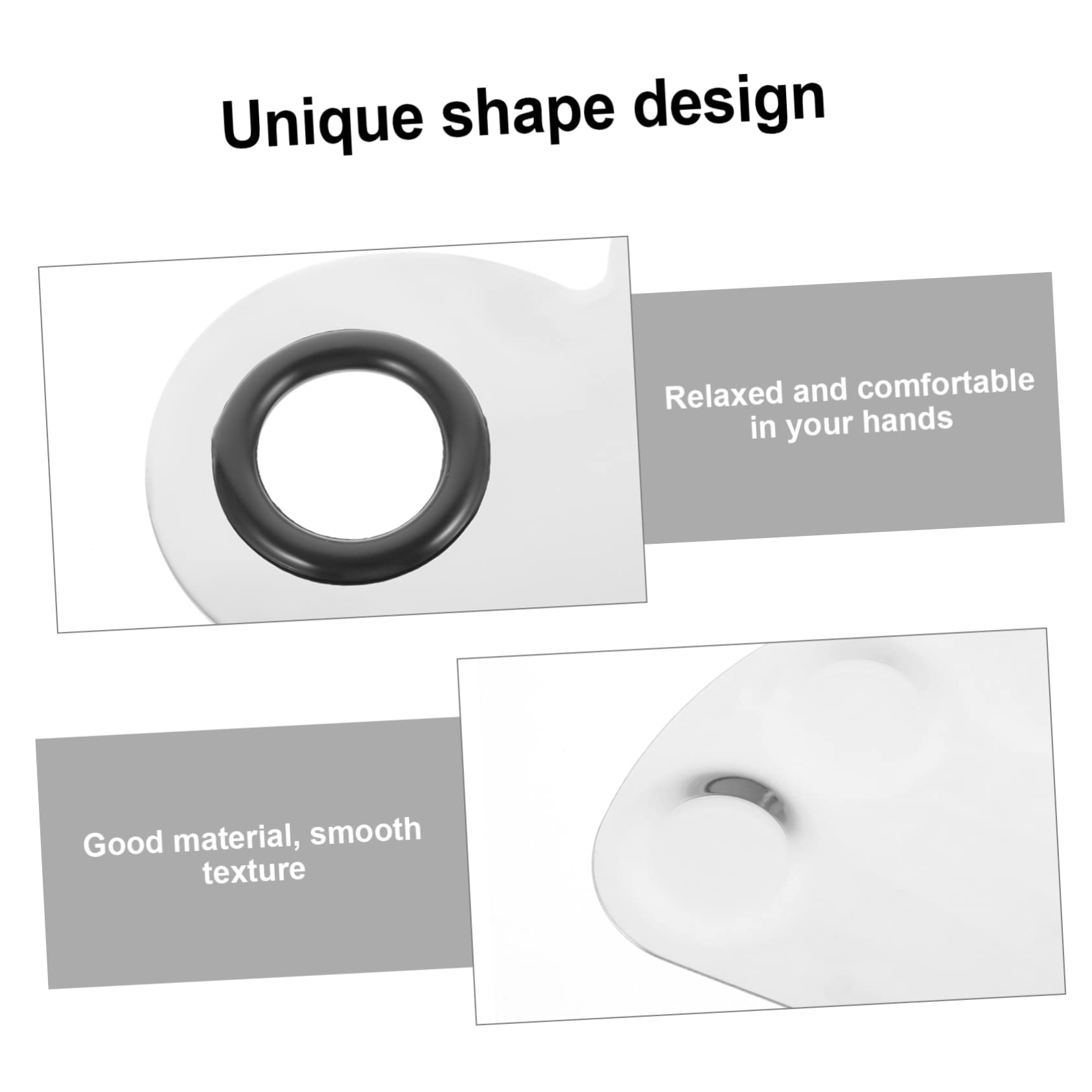 FOYTOKI 2pcs Nail Art Mixing Stainless Steel Palette Stick Set for Nail Polish Plates Mixing