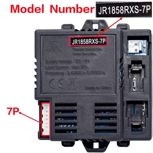 JR1858RXS-7P Remote Control Motherboard Kids' Electric Vehicles Controller Accessories Ride on car for Kids Receiver Powered Electric Vehicle with Remote Control Replacement Parts - Image 6