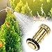 QWORK Brass Fire Hose Nozzle,1