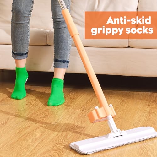 Wanzhihui 12 Pairs Pilate Grip Socks For Women Anti-Skid Yoga Socks With Grips Hospital Socks Solid Color Bulk Ankle Socks thumb #4