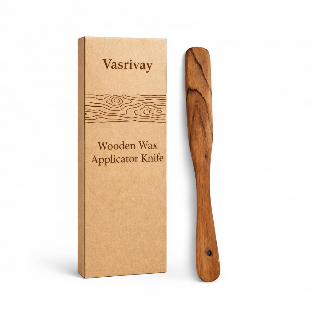 Wax Applicator Stick Wooden Spatula Knife for Waxing Wide Sticks Women & Girls Wood Body Hair Removal Reusable Easy Personal Professional Use Large 20 Cm Pack of 1-image-18