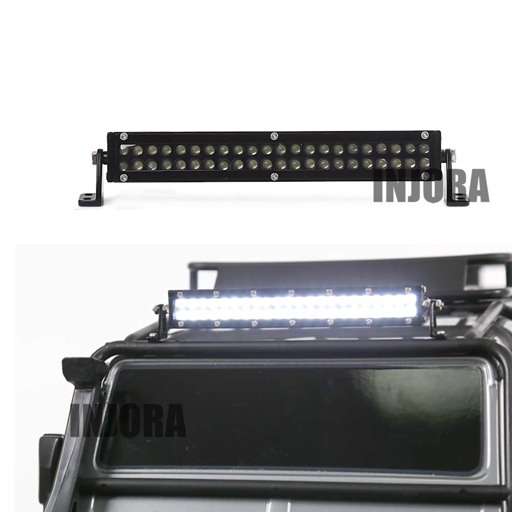 INJORA RC LED Barre 44 LEDs RC Lumière de Toit RC Accessoire pour 1/10 RC Crawler Axial SCX10 D90 Tamiya CC01 Traxxas TRX-4 Trx4